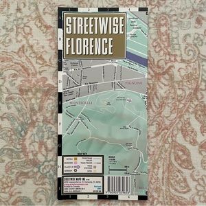 Streetwise Florence Street Map City Folded Laminated Italy